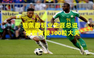 范佩西职业生涯总进球数突破300粒大关